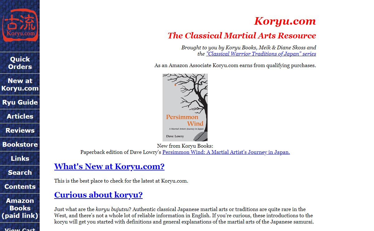Martial Arts of Japan: Koryu.com