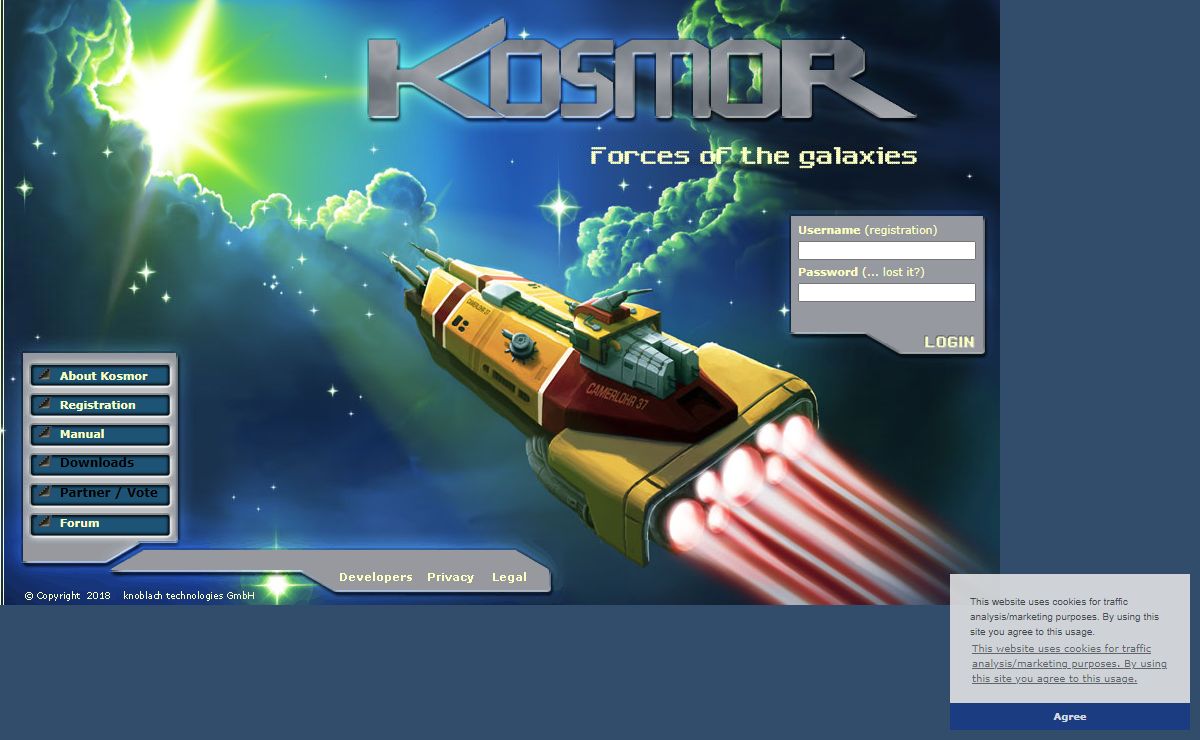Kosmor Space Strategy Browser Online Game