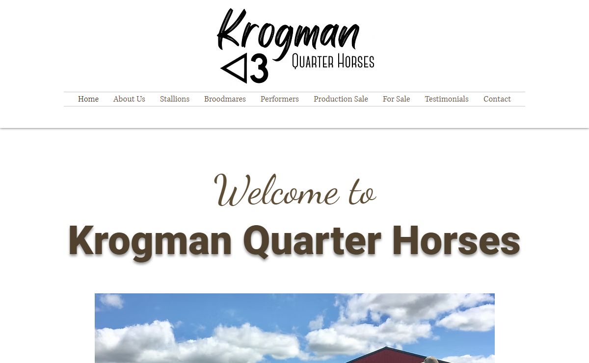 Louie Krogman Family Quarter Horses | quarter horses | White River, SD, USA