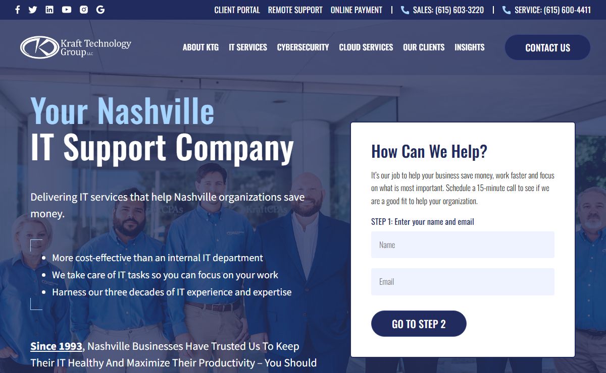 Nashville IT Services Company – Voted #1 By All Clients