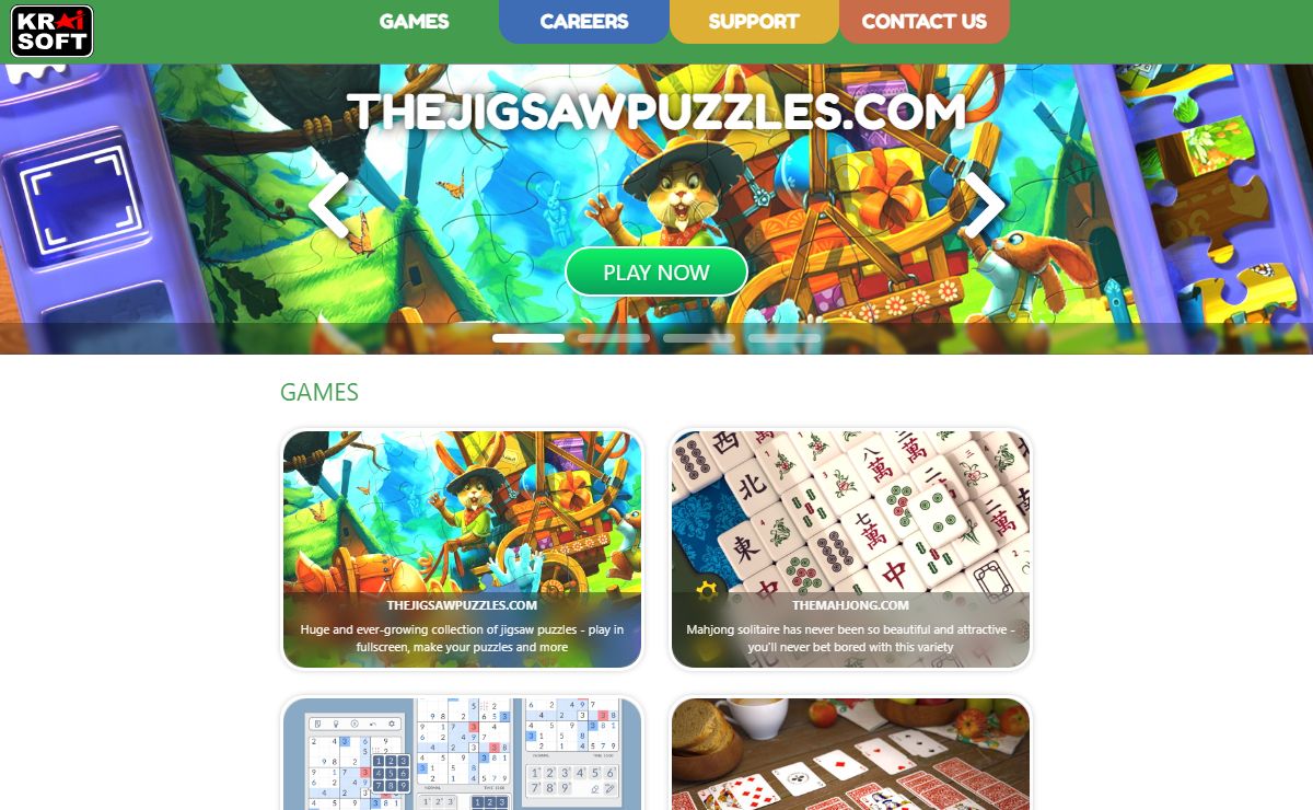 Free online games & free game downloads - get your free game from KraiSoft Entertainment