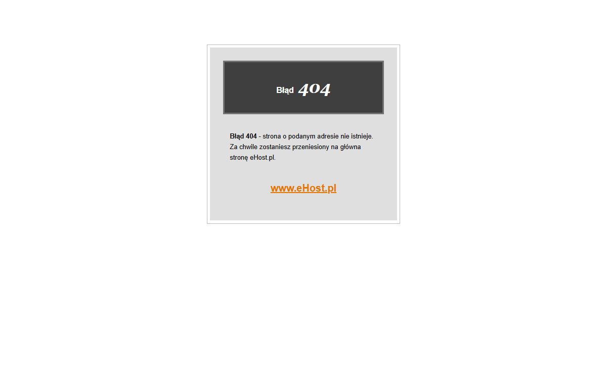 404 eHost.pl