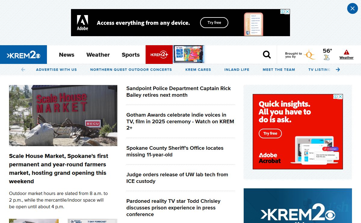 Spokane's Leading Local News: Weather, Traffic, Sports and more | Spokane, Washington | KREM.com | krem.com