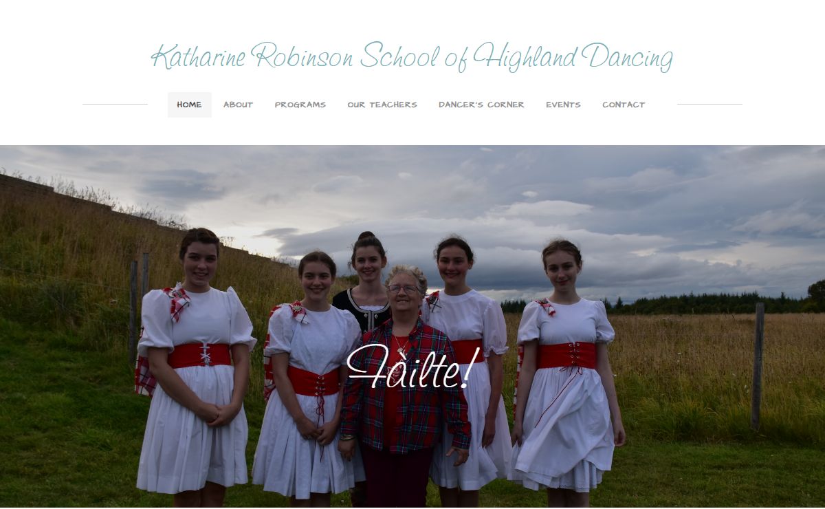 Katharine Robinson School of Highland Dancing - Home