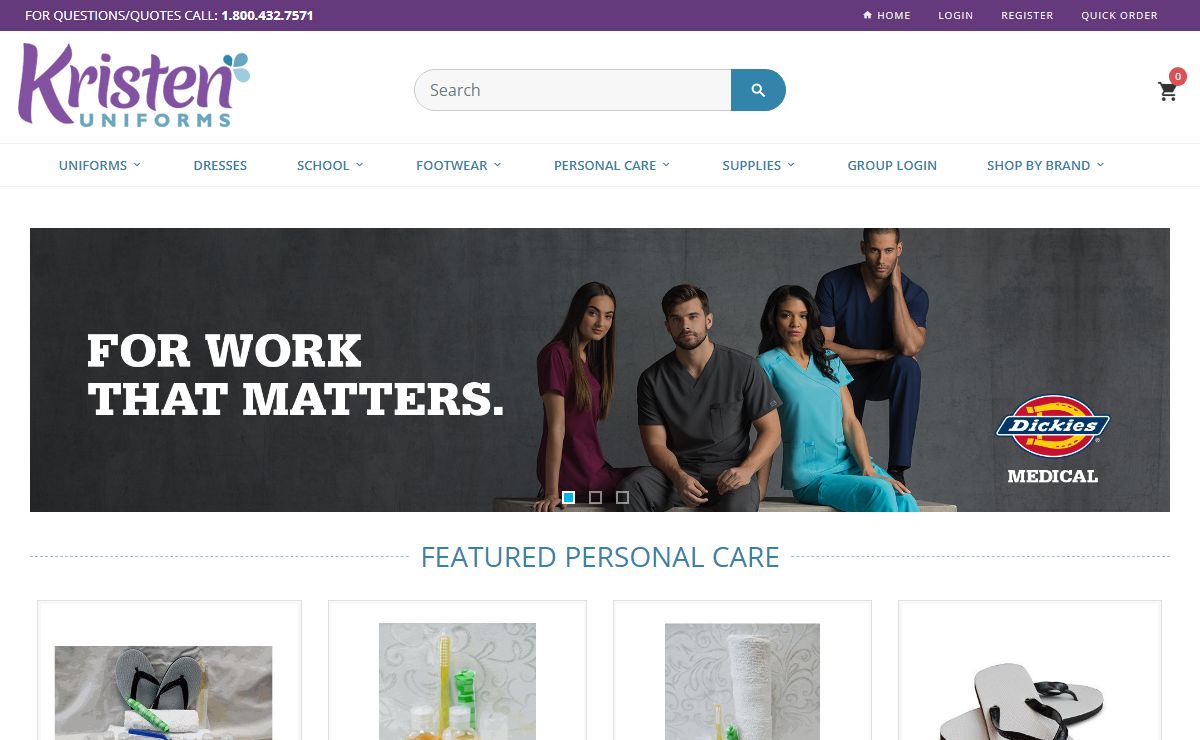 Scrubs, Chef Apparel, Hygiene Kits & More | Kristen Uniforms