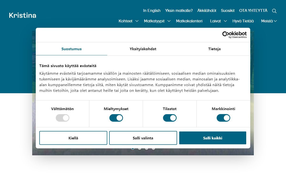Kristina – Yksilöllisiä yhteismatkoja