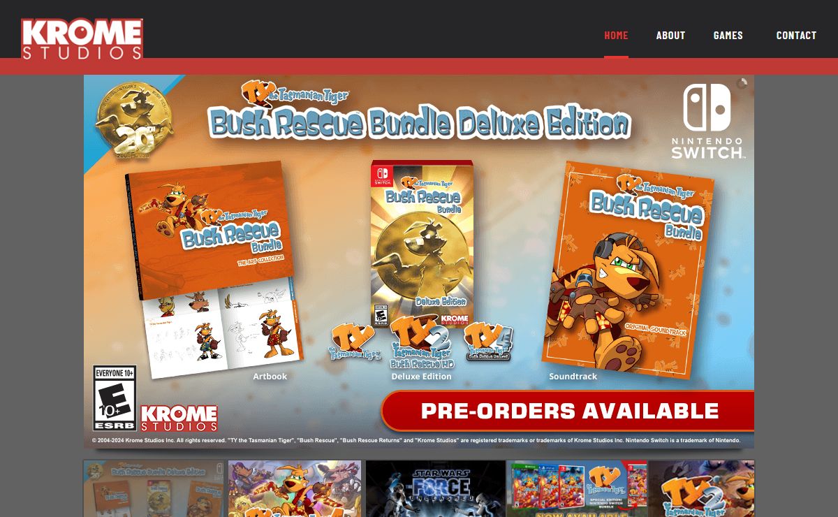 Krome Studios Game Developer | Game Development Studio
