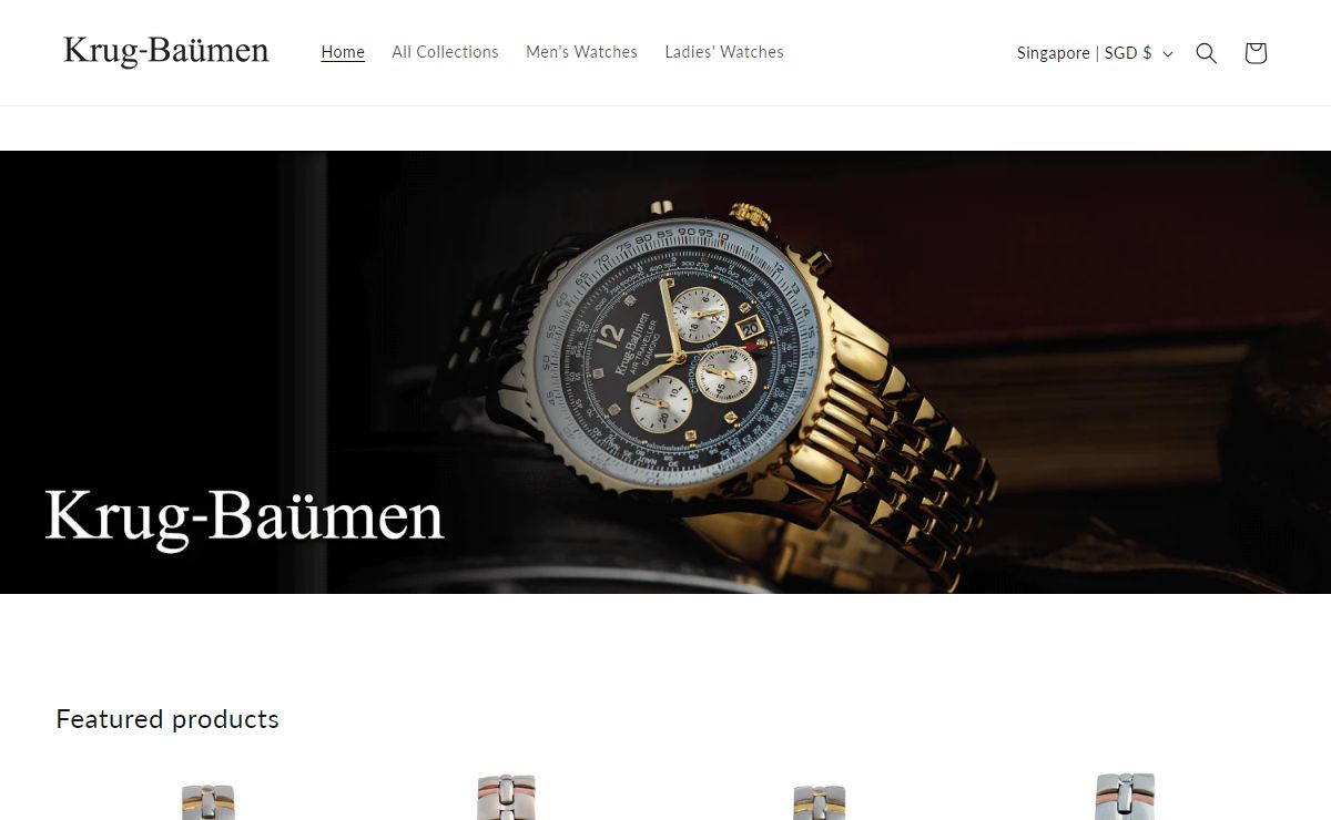 Timeless Watch Designs | Krug-Baümen