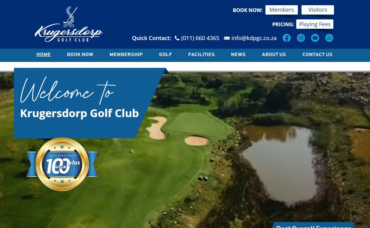 Experience Krugersdorp Golf Course: A Premier Golf Club