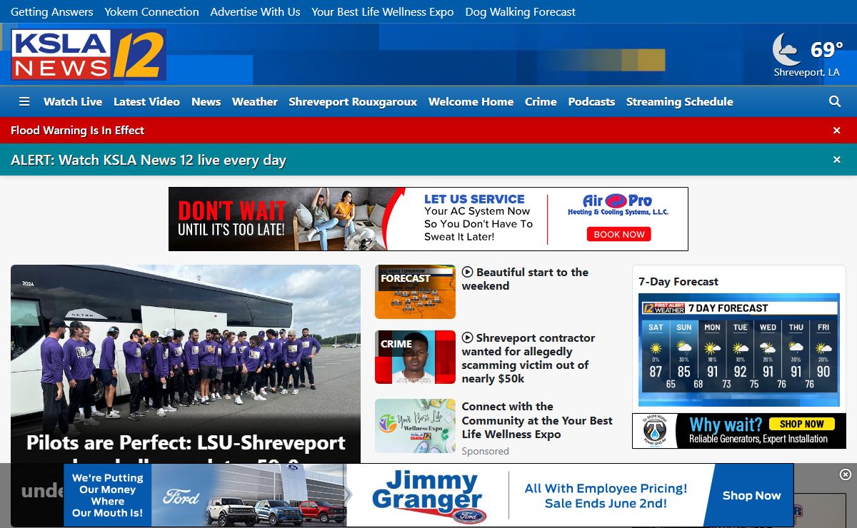 KSLA News 12 | News, Weather, Sports