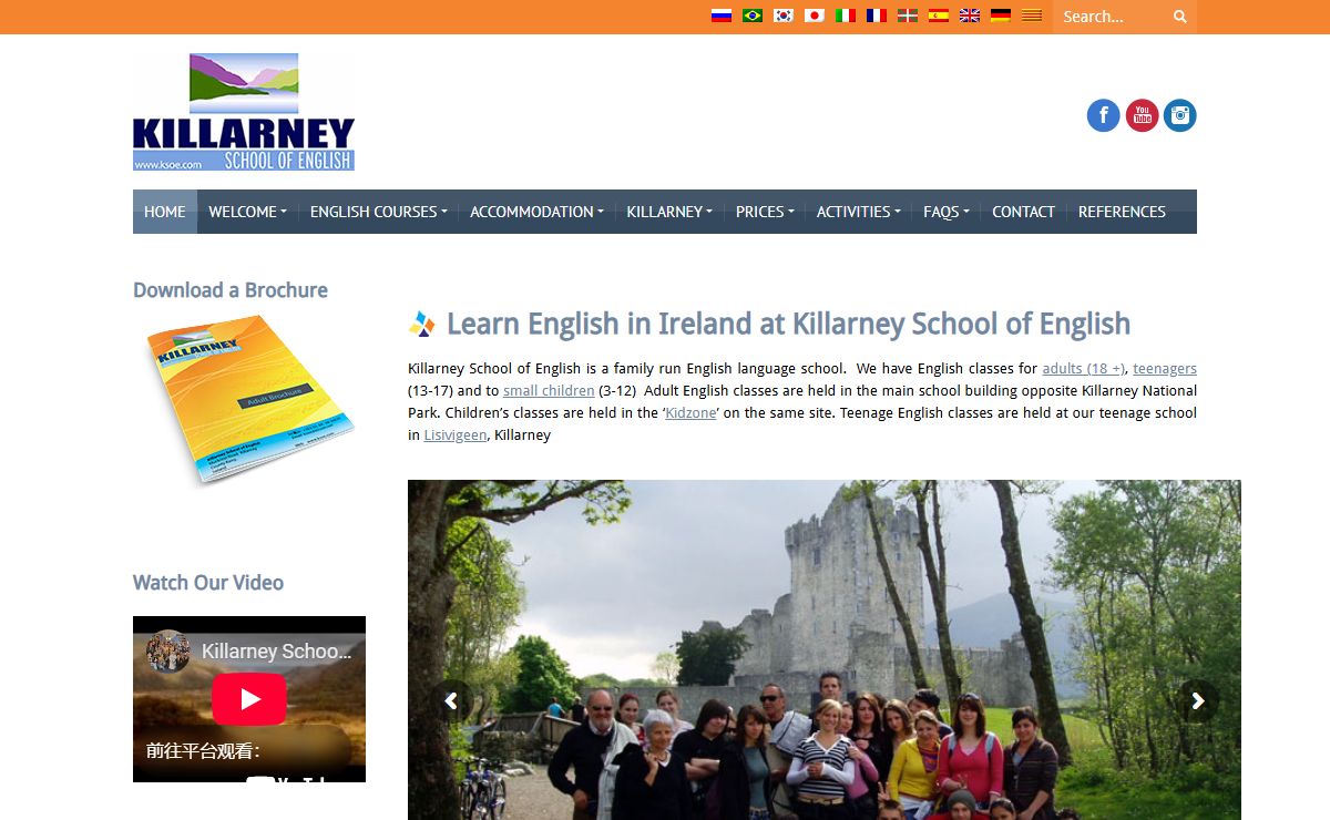Home - Killarney School of English