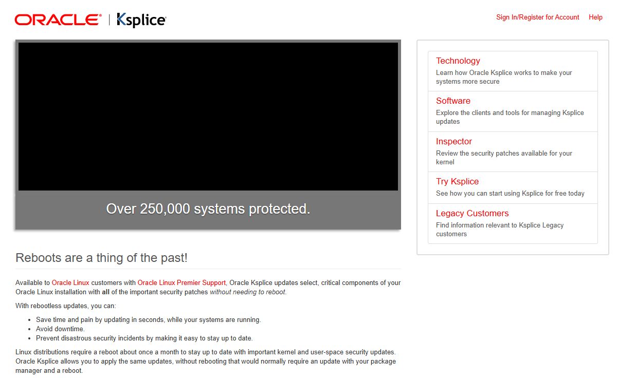Oracle Ksplice | Ksplice