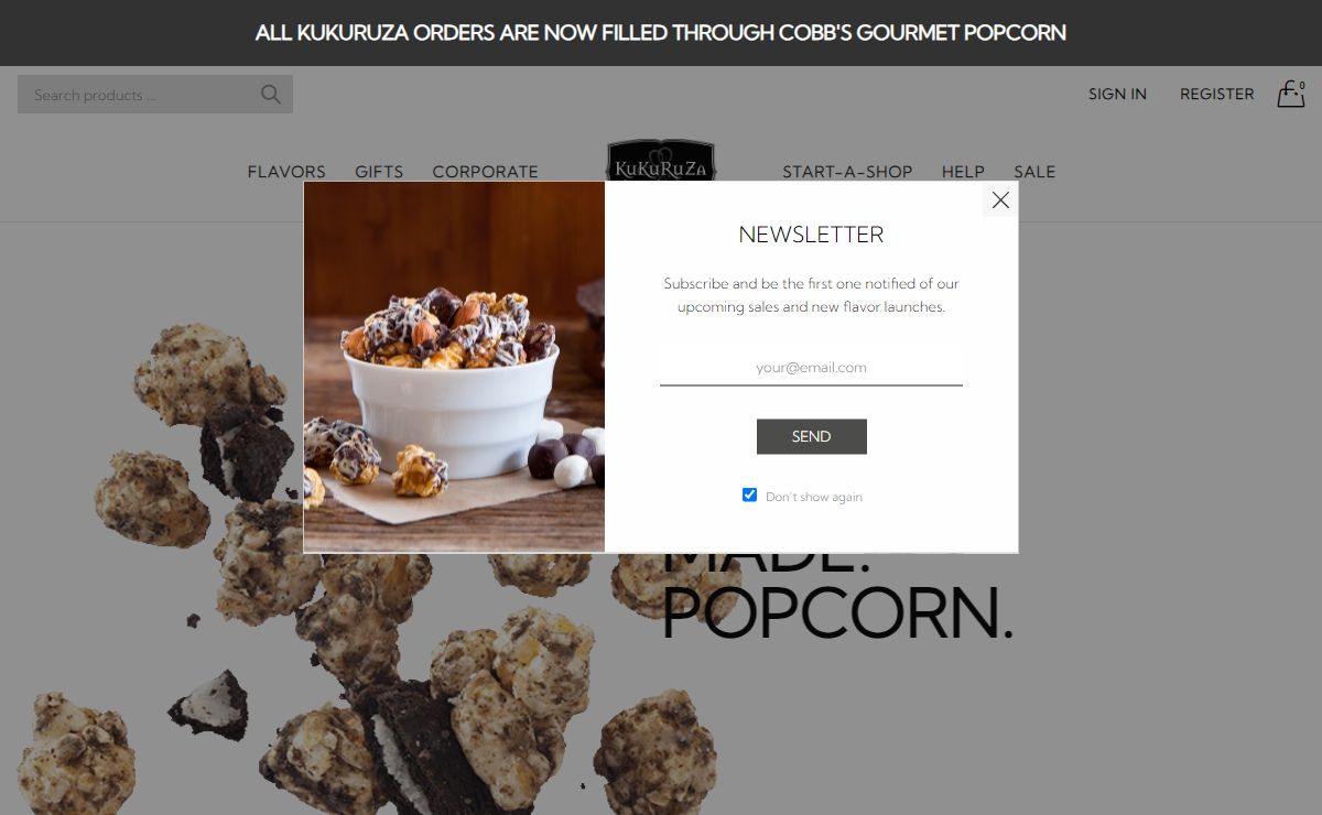 KuKuRuZa Gourmet Popcorn | New Kitchen NOW OPEN