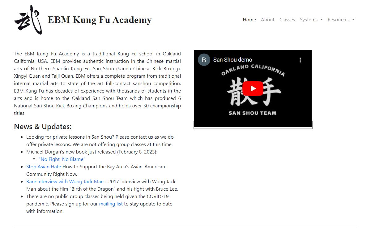 EBM Kung Fu Academy