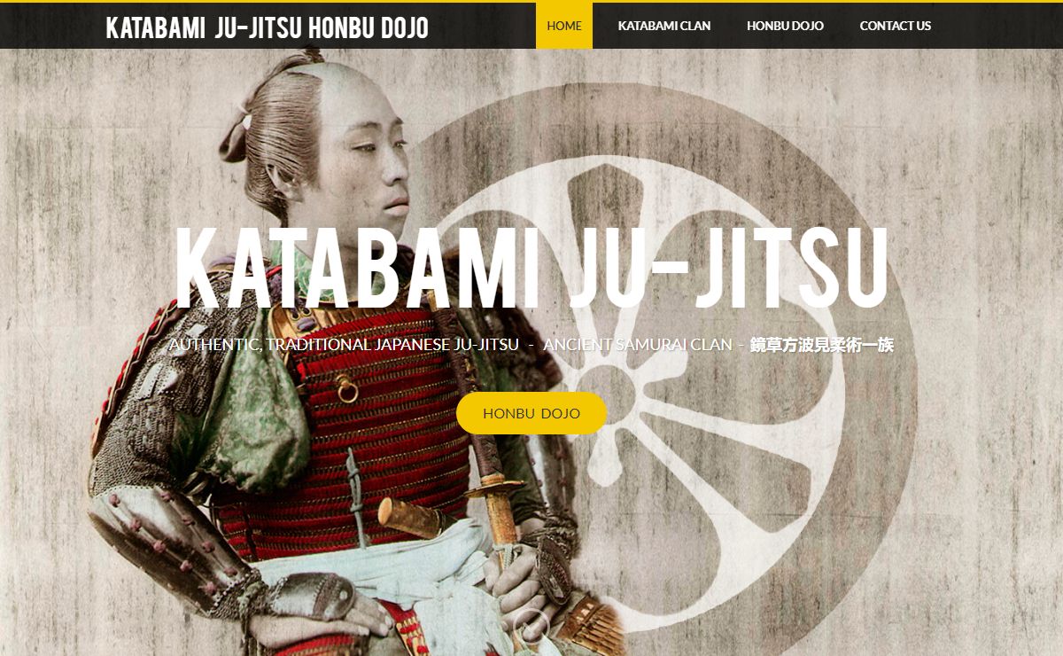 KATABAMI    JU-JITSU   HONBU   DOJO - HOME