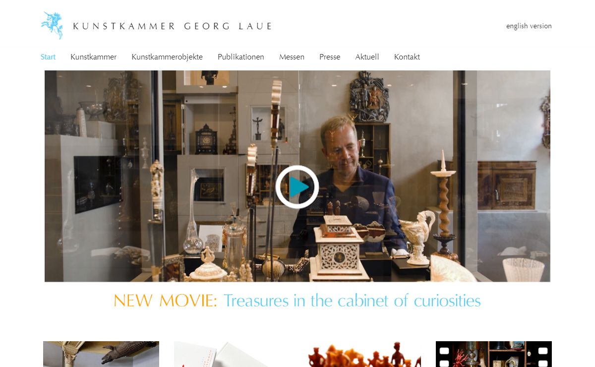 Start - Kunstkammer Georg Laue