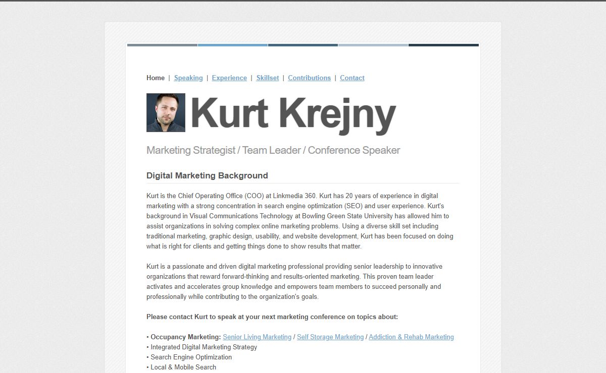 Kurt Krejny | Digital Marketing Consultant & Event Speaker