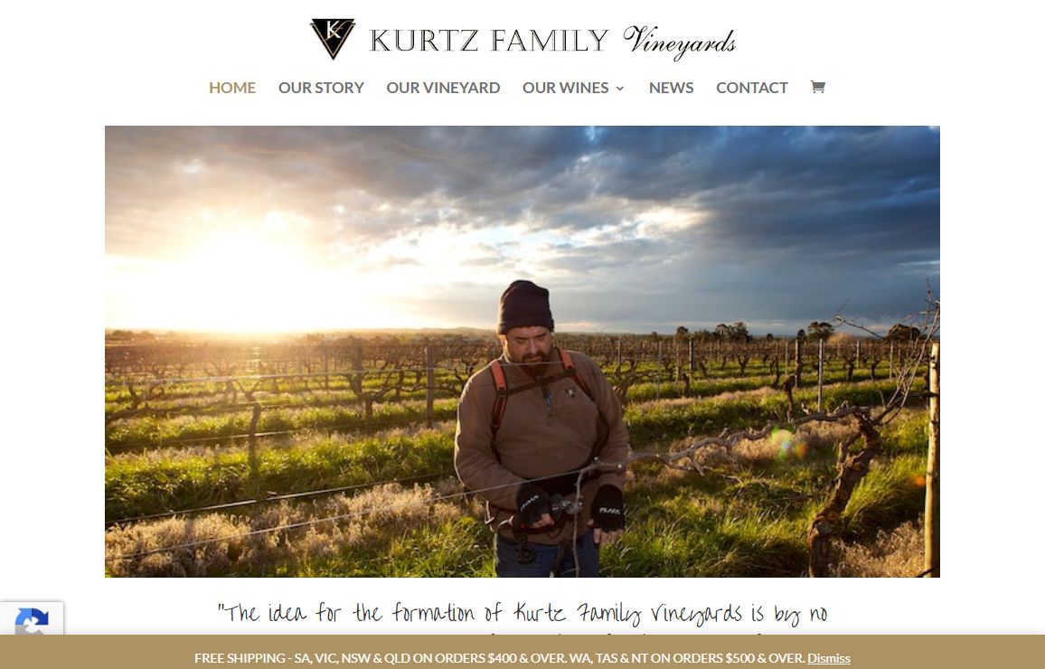 Kurtz Family Vineyards | Home of premium red Barossa wines