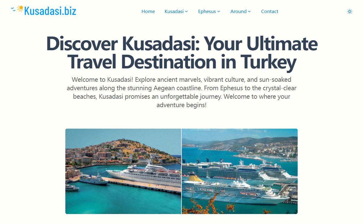 Kusadasi.biz - Welcome to Kusadasi , Ephesus and Beyond!