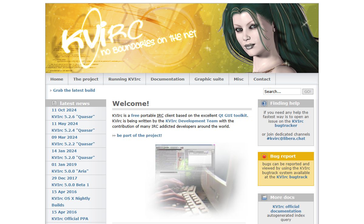KVIrc.net - The Visual IRC Client