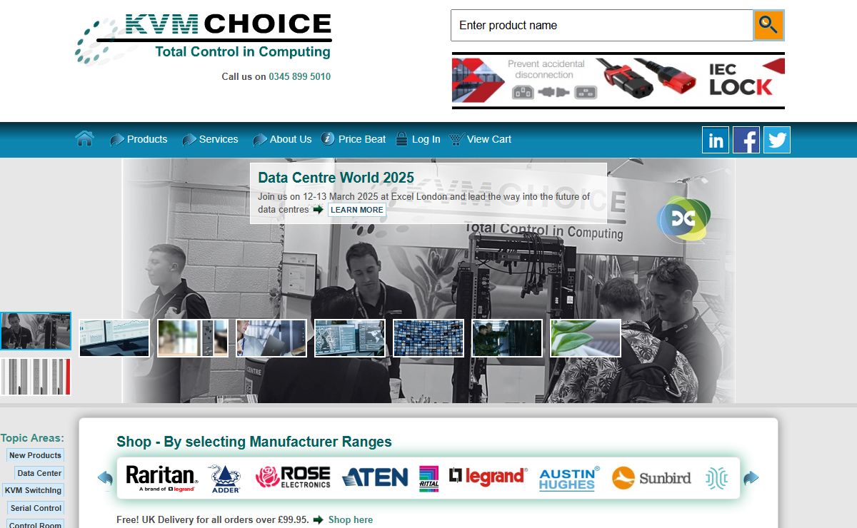 KVM Choice - Computer Control, KVM, Serial, PDU, DCIM, AV