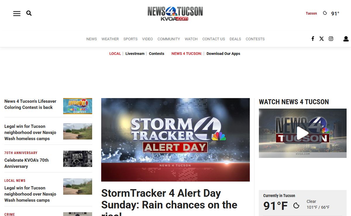KVOA News 4 Tucson | Arizona News, Weather, Sports | News 4 Tucson