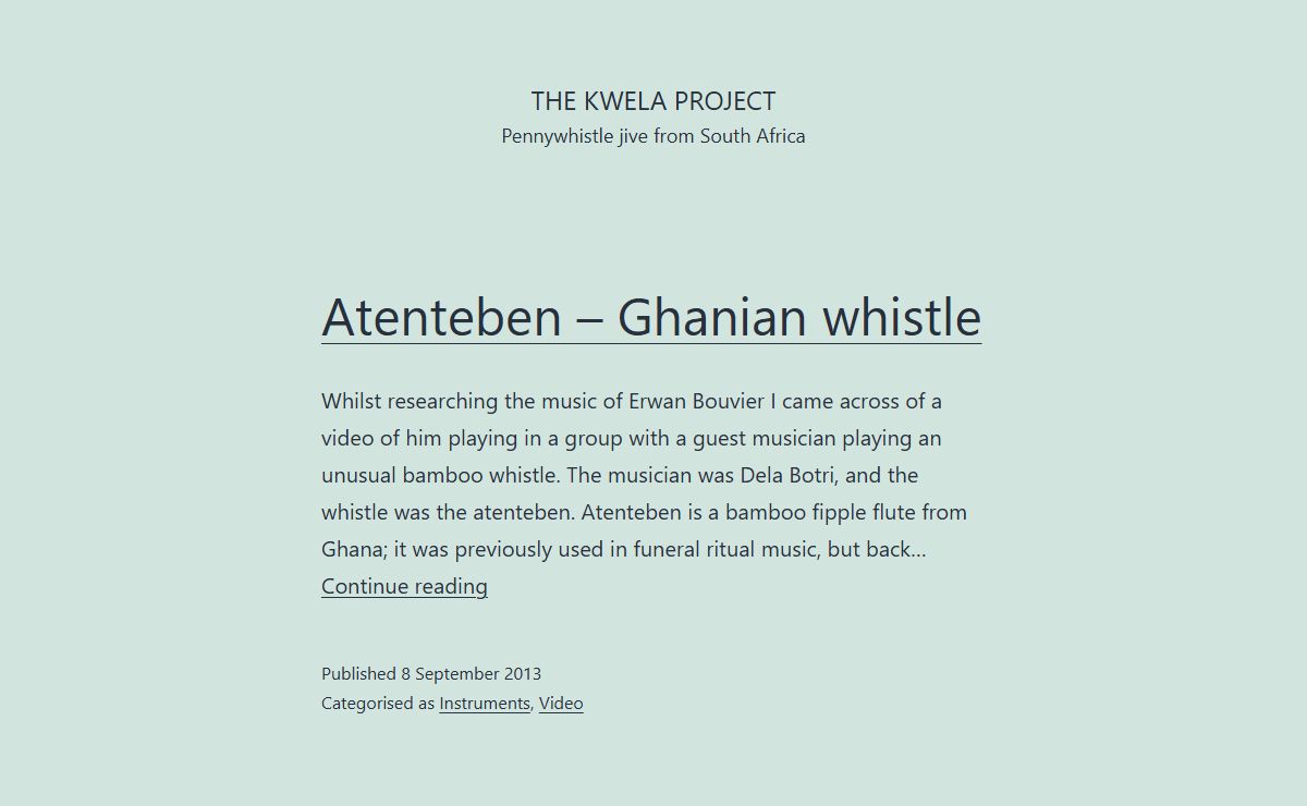 The Kwela Project – Pennywhistle jive from South Africa