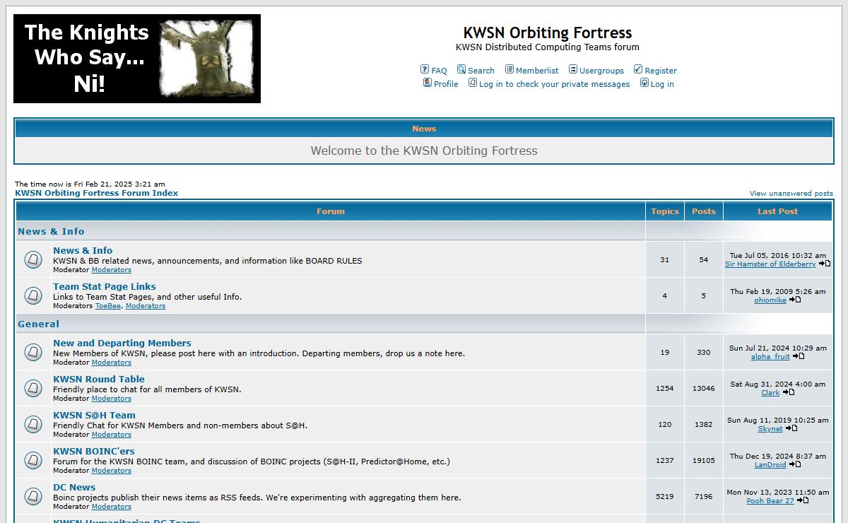 KWSN Orbiting Fortress :: Index