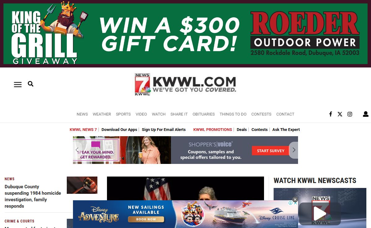 KWWL News 7 | Waterloo, Iowa News, Weather, Sports