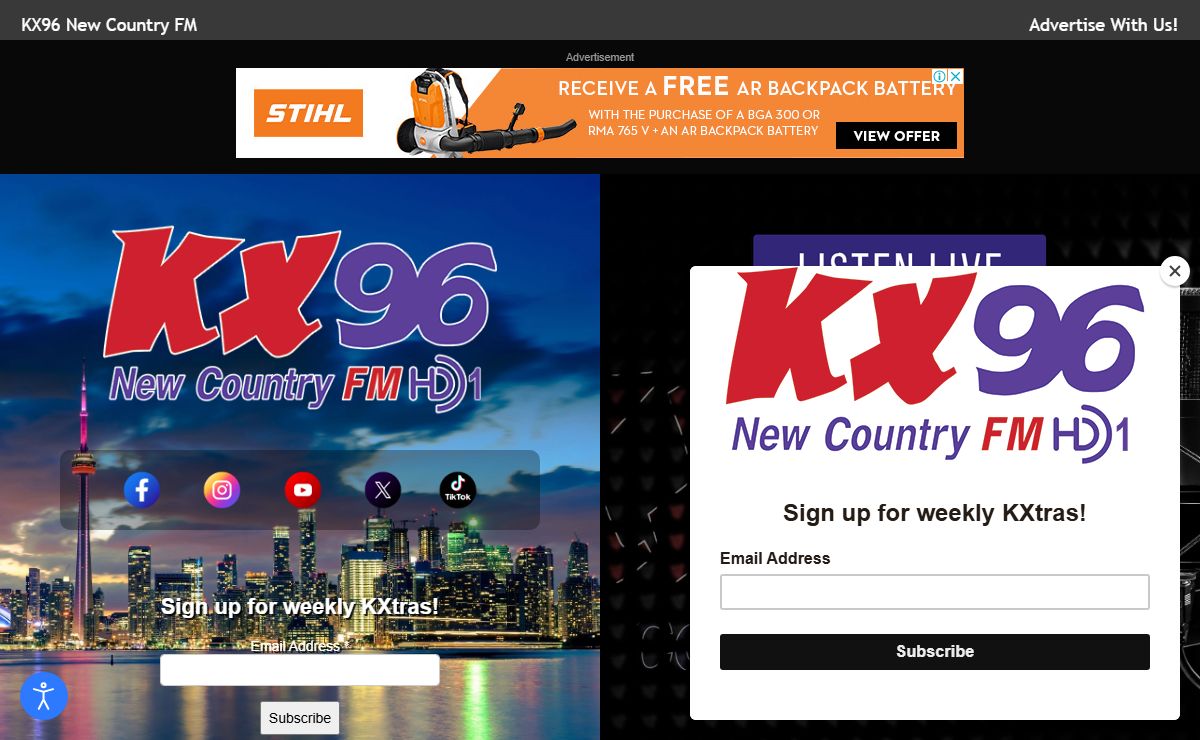 KX96 New Country FM