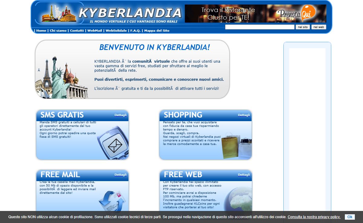 Kyberlandia Kyberlandia, il mondo virtuale i cui vantaggi sono reali!