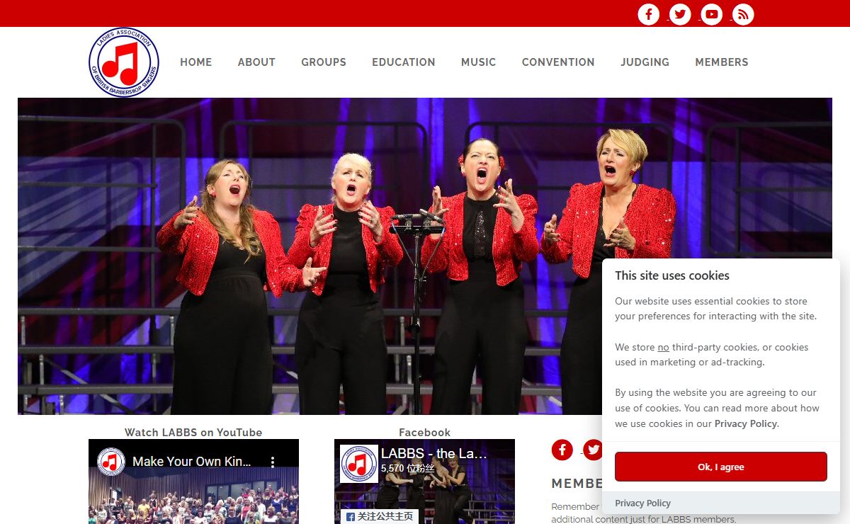 LABBS - Singing Barbershop four part harmony in the UK