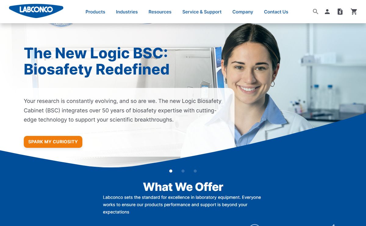 Laboratory Equipment, Fume Hoods, Balance Enclosures, Glassware Washers, Water Purifiers, Glove Boxes, Forensic Enclosures, Freeze Dry Systems, and Accessories - Labconco