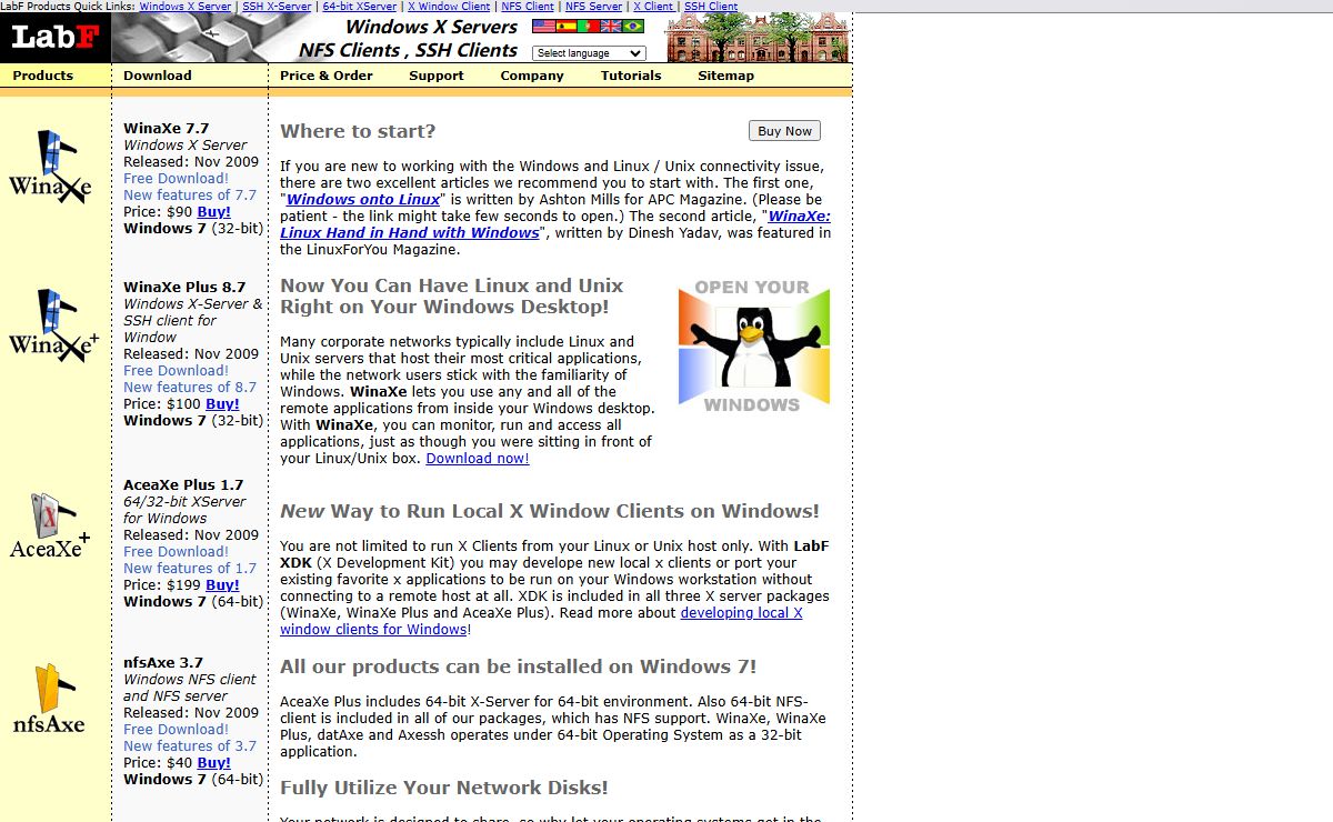 LabF - Windows X Servers, NFS Clients, XServers, SSH Clients