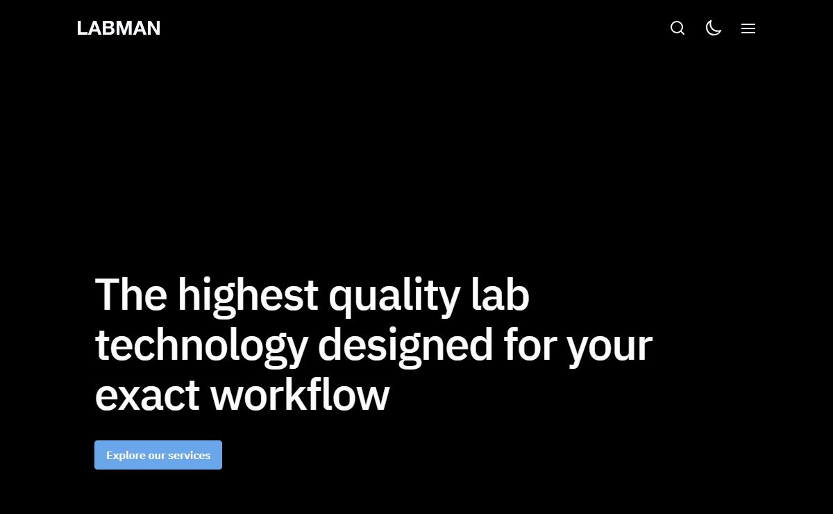 Lab technology, manufacturing skids & software - Labman