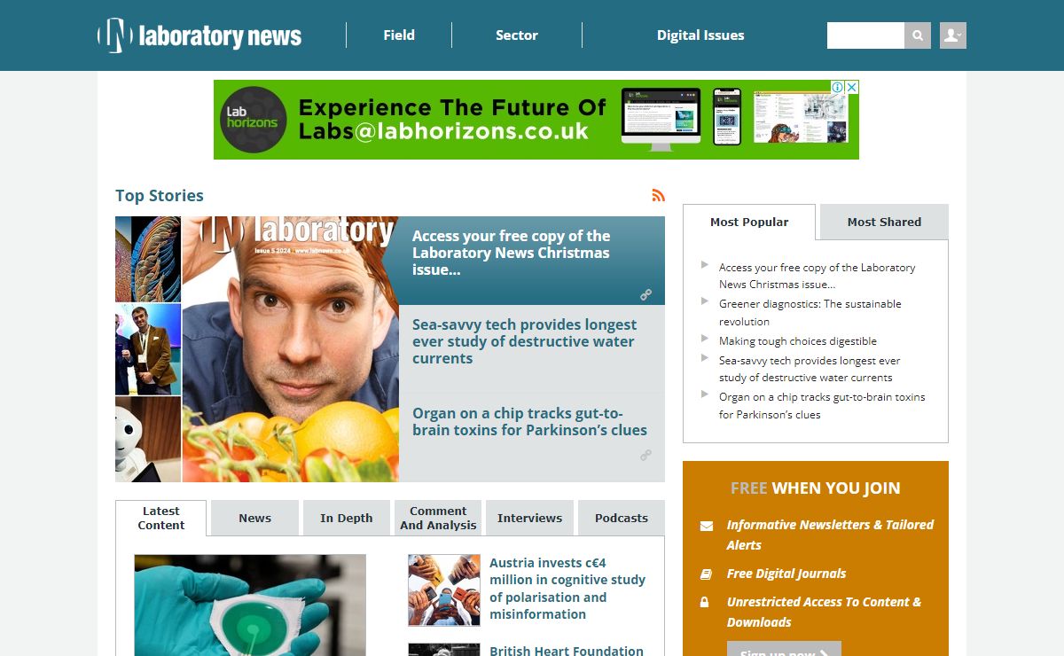 Laboratory News