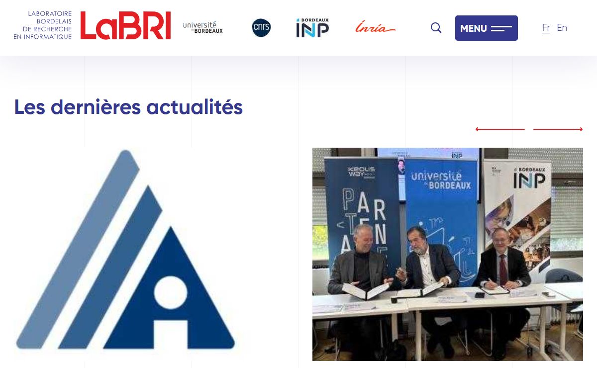 LaBRI - Laboratoire Bordelais de Recherche en Informatique