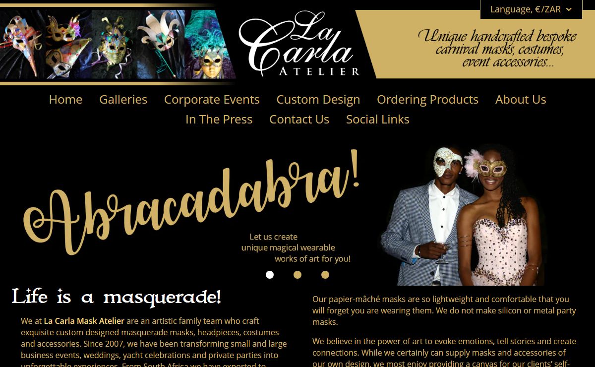 Venetian Costume Masks for Masquerades Carnivals Parties Corporate Events