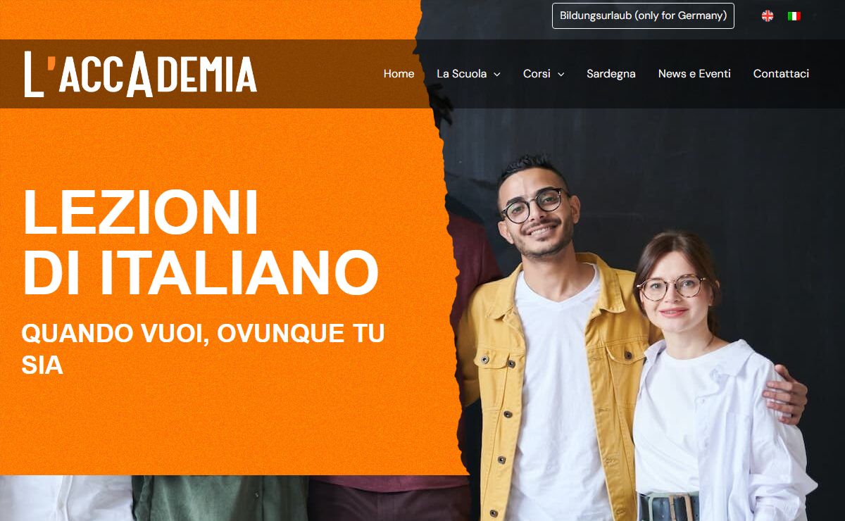 Home - L'accademia - Italian language School Cagliari
