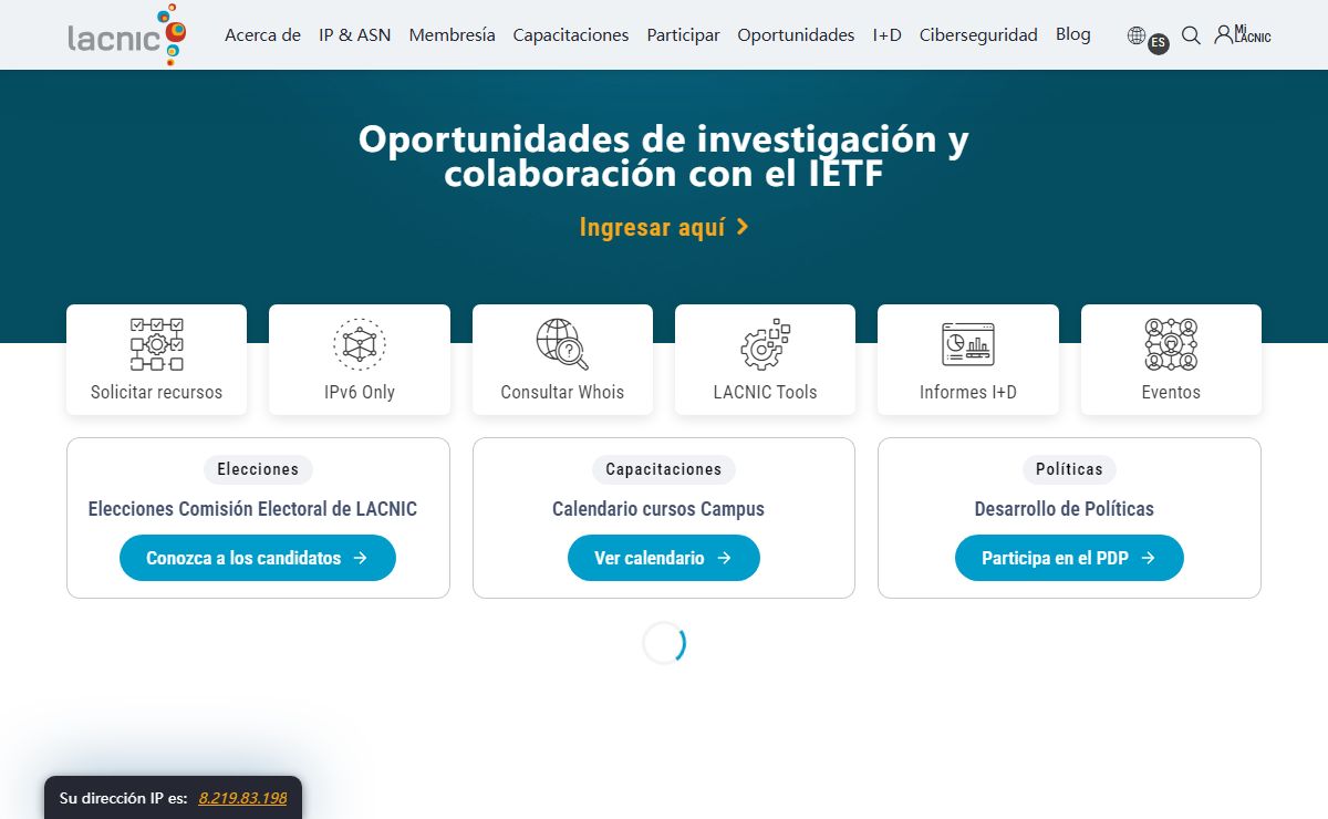LACNIC - Registro de Direcciones IP en LAC