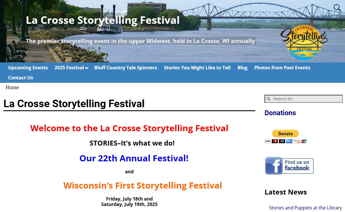 La Crosse Storytelling Festival - La Crosse Storytelling Festival