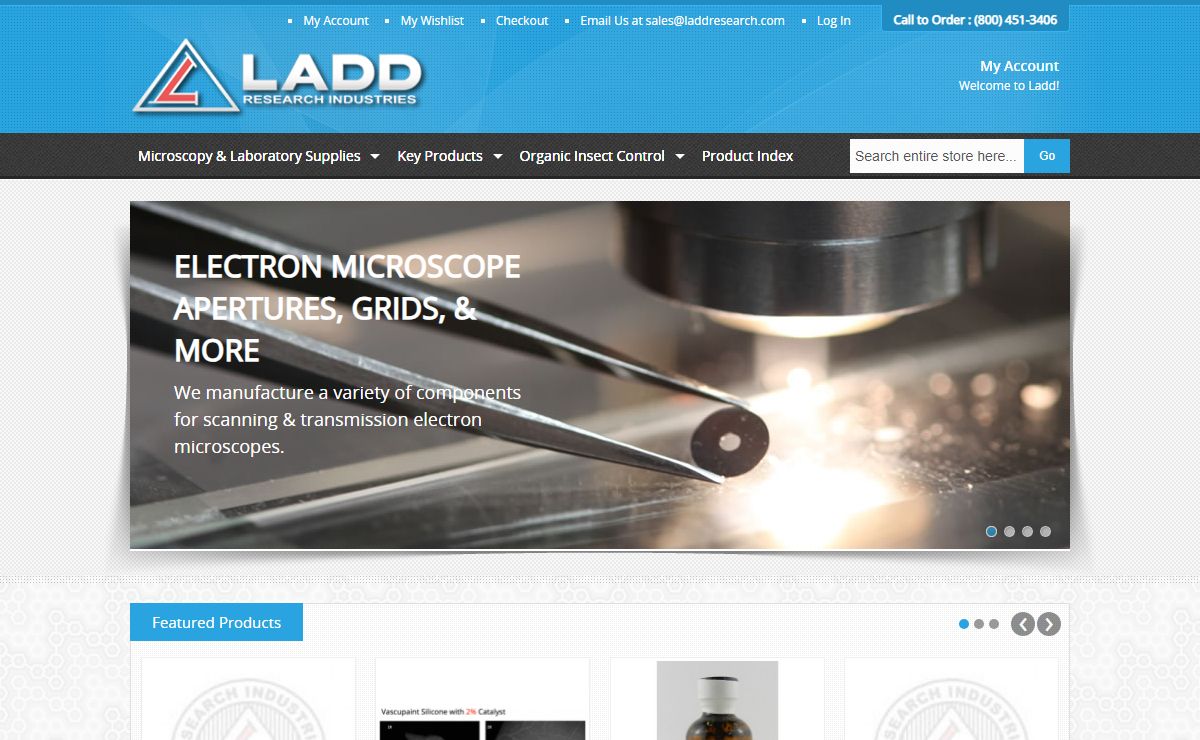 Electron Microscope Apertures & Laboratory Supplies | Ladd Research - Ladd Research