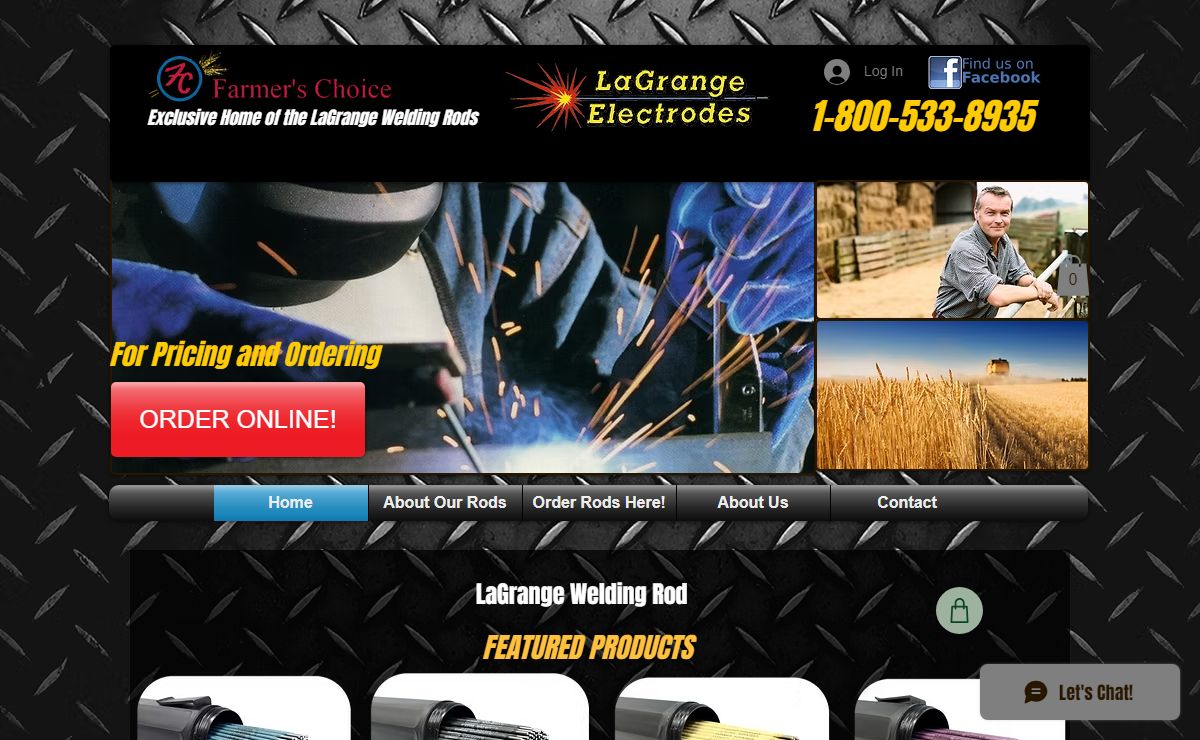 Farmer's Choice| LaGrange Welding Rod|Blue Rod