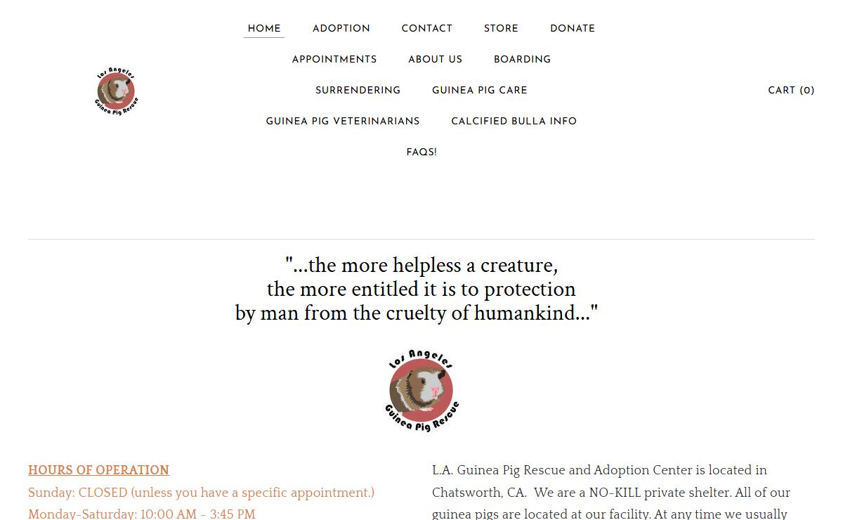 Los Angeles Guinea Pig Rescue - Home