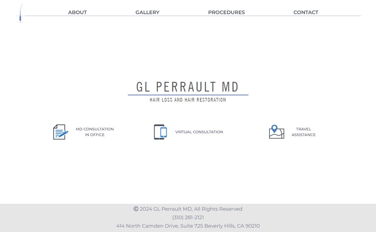 GL Perrault MD | Hair Loss and Hair Restoration