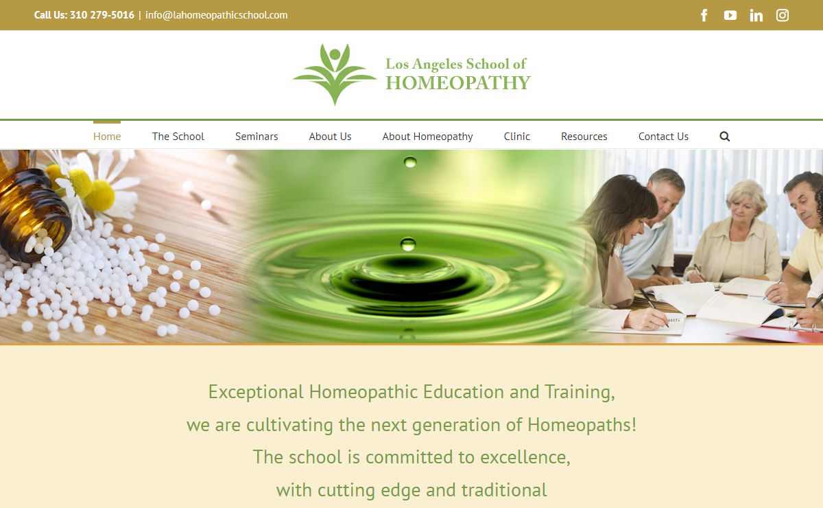 Homeopathy Clinic and Homeopathy Certified Programs in Los Angeles