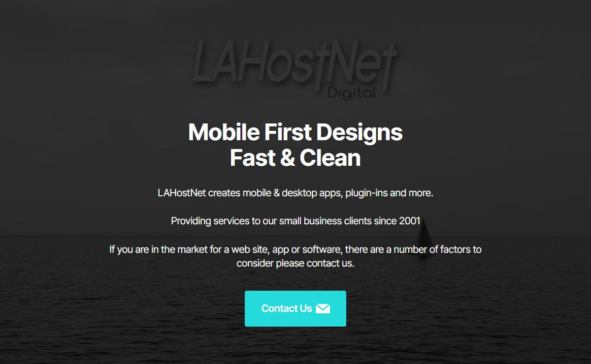 LAHostNet Digital Home Page