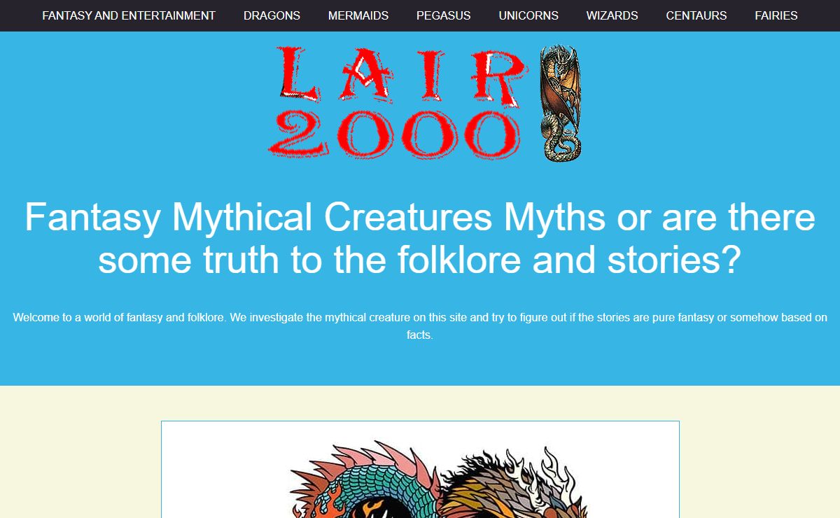 Mythical Creatures - Fantasy Lore and Entertainment Guides.