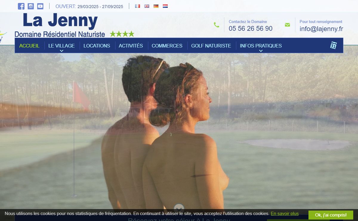 Vacances naturistes en Gironde au bord de la mer