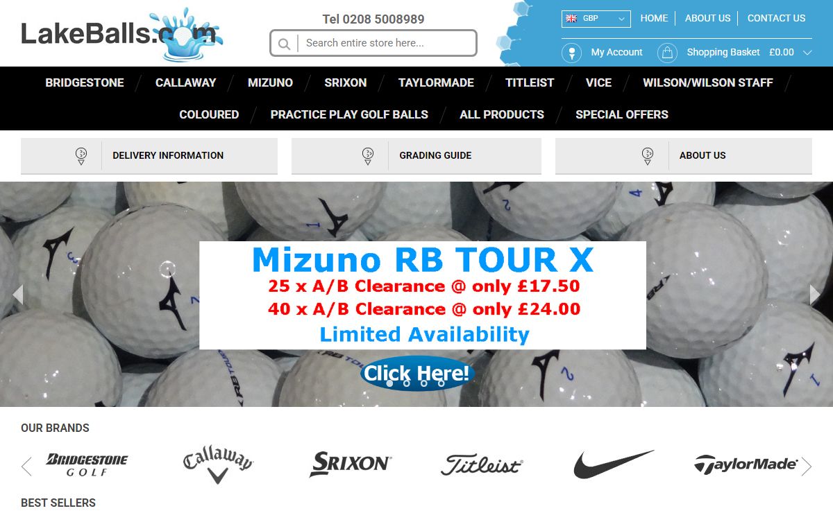 Lake Balls | Quality Used Golf Balls | Huge Savings on Used Golf Balls Lakeballs.com